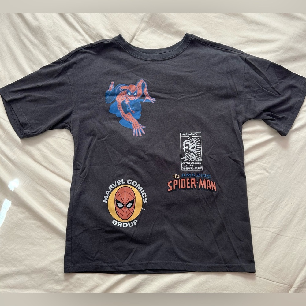 Marvel Spider-Man Kids T-Shirt - Black and Blue